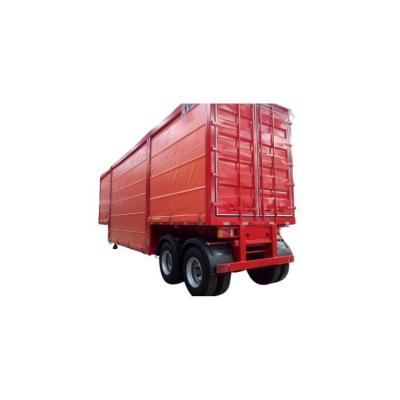 China Steel 3 Axles 40-60 Tons Air Suspension Cargo Trailer Side Curtain Semi Truck Trailer for sale