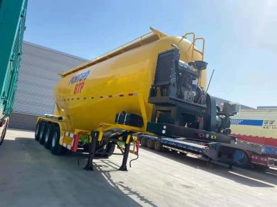 China 12t Grade 3 Axle 50t-70t Load Capacity Bulk Cement Transport Tank Truck Semi Trailer for sale