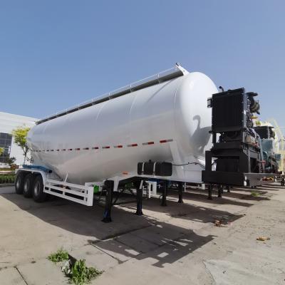 China 3 Axle Fly Ash/Flour Transport Tanker Heavy Duty Semi Trailer with 1310mm Wheel Base for sale