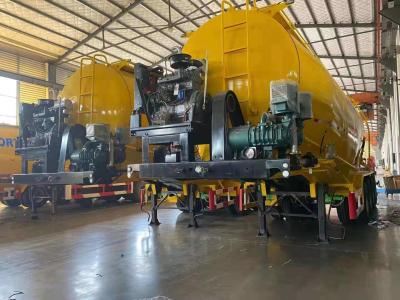 China Transport Tanker Truck Semi Trailer Bulk Cement Tanks with Jost E100 Landing Gear for sale