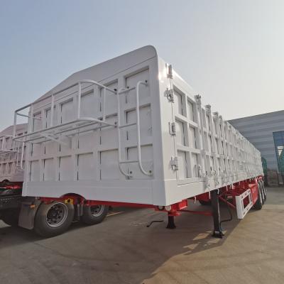 China Transport Anton Semi-Trailer Cargo Transport Truck with and Customized Side Wall Height for sale