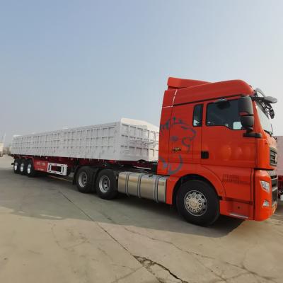 China Mechanical/Air Suspension Fence Full Trailer for Transport of Home Appliances and Cargo for sale