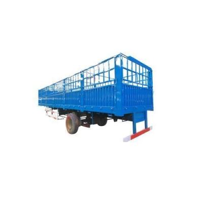 China 24hours Online-Service 3 Axles Fence Stake Semi Trailer Cargo Transport Fence Trailer for sale