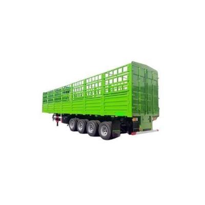 China ABS Anti-lock Braking System Side Loader Container Transportation Flatbed Semi Trailer for sale