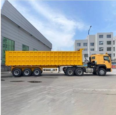 China 3 Axle 40-60 Ton Van Container Semi Trailer Box Cargo Truck Trailer with Fuwa/BPW Axle for sale