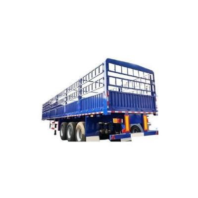 China Popular Side Wall Cargo Carrier Trailer with Jost E100 Landing Gear and 1310mm Wheel Base for sale