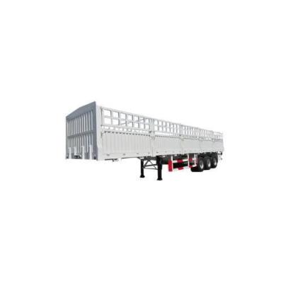 China 3 Axles 50t Tri Axle 50 Ton Heavy Duty Fence Semi Trailers for 24hours Online-Service for sale