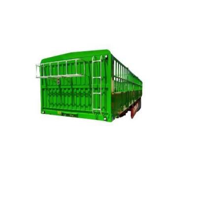 China Triangle/Double Star/Double Money Livestock Animals Fence Cargo Semi Truck Trailer for sale