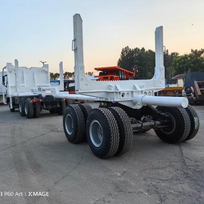 China Jost Kingpin 3/4 Axle 40/20 Foot Skeleton Flatbed Truck Container Chassis Semi Trailer for sale