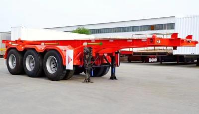 China 30t-50t Load Capacity Skeleton 45FT Container Truck Trailer with and Jost Kingpin for sale