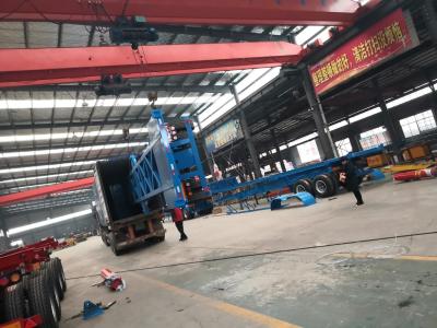 China 2-Axles 3 Axles 4 Axles Skeleton Trailer Self-dumping Steel Construction Not Made for sale