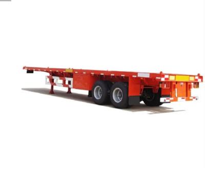 China European Standard 40 Feet Container Chassis Skeleton Trailer for 30t-50t Load Capacity for sale