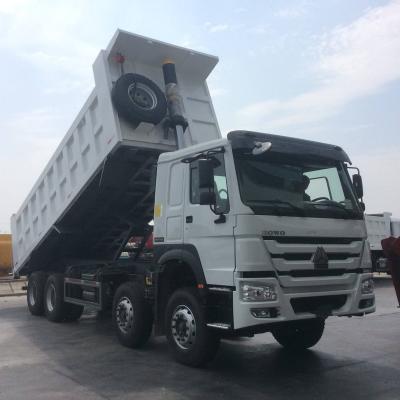 China Used Dump Truck Tipping 8*4 HOWO Tipper Dumper with 24hours Online-Service for sale