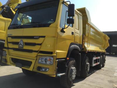 China Front Lifting Style Howo-8*4 Euro 2 Mining Sand Dump Tri Axles Truck for Construction for sale