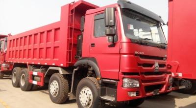 China Sinotruk HOWO 8X4 Trailer Truck Tri Axles Tubeless Tire Design Seats ≤5 for sale