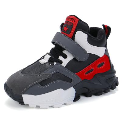 China Anti-Smell Hot Sale Kids Boys High Cut Shoes For Winter Durable for sale