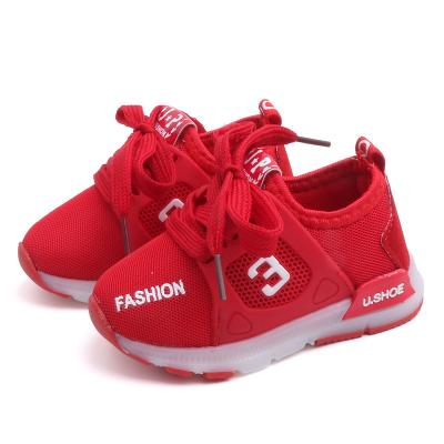 China Wholesale Anti-Smell Kids Boys and Girls Sport Shoes LED Light Up Non-Slip Breathable Sports Shoes for Kids for sale