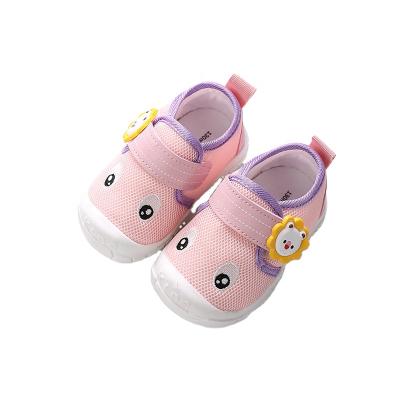 China Anti-odor 2021 Autumn New Net Cloth Children's Breathable Shoes 0-3 Years Toddler Baby Shoes Non-slip for sale