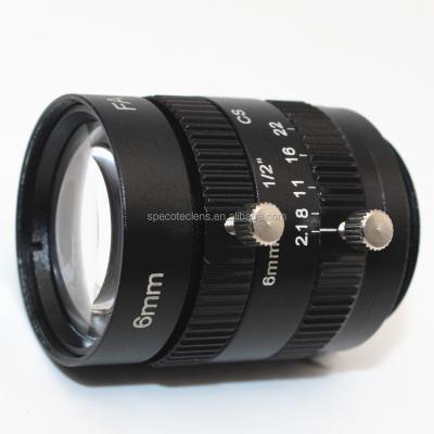 China CCTV Optical Lens 5 Megapixel 6mm Computer Vision Lens for sale