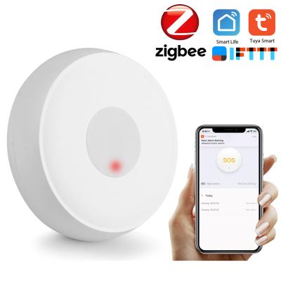 China Smart Home Alarm Zigbee Tuya Wireless Remote SOS/Emergency Call Button SmartLife TY044 Remote Control for sale