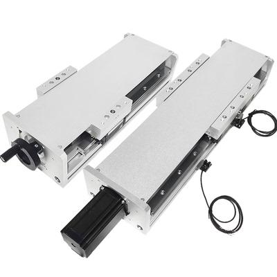 China XYZ Smooth Two-Track Smooth Stepping Slider Cross Motion Electric Control Heavy Load Rail Slide Table Servo Linear Table Servo Lifting Module for sale