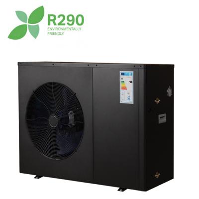 China Outdoor R290 DC Inverter Heat Pump for Heating, Cooling and DHW, 6KW, 8KW, 12KW, 16KW, A+++ for sale