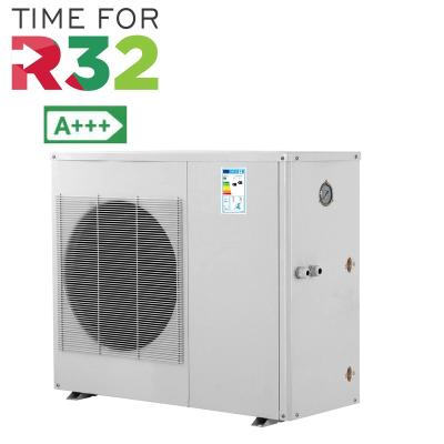 China Full outdoor DC R32 inverter heat pump for house heating, cooling and DHW, 6kw, 9kw, 12kw, 17kw, A+++, wifi for sale