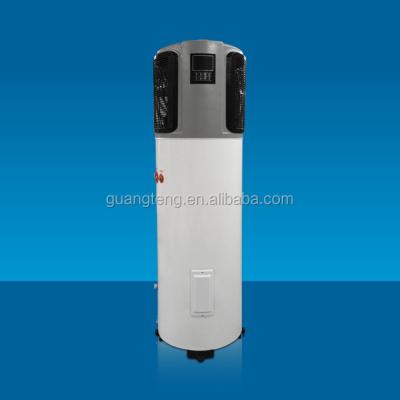 China Household all in one 100L to 500L air source heat pump water heater for sale