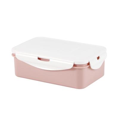 China Eco-friendly heatable hot seller on Europe and USA market 1 layer food grade microwave dishwasher safe bento plastic lunch box for sale