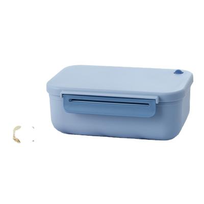 China Heatable Eco-Friendly Hot Seller on Europe and USA Market 1 Layer Food Grade Microwave Dishwasher Safe Plastic Bento Lunch Box for sale