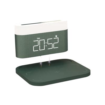 China Fast Charger For W7 Pro Phone Charger 15W Best Fast Wireless Charger In 2021 With Time Clock LED Clock for sale