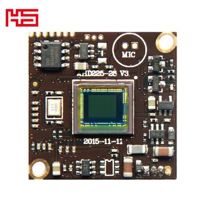 China 28*28MM Panel 960P 1.3MP Starlight Color Camera With Function Audio Board In 28x28mm Mini Size AHD Module for sale