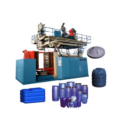 China Full-auto plastic blow molding machine with deflashing unit for sale