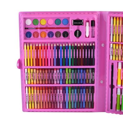 China Clever Colors Kids Pencil Set Wholesale 168 Art Set For DIY Drawing for sale