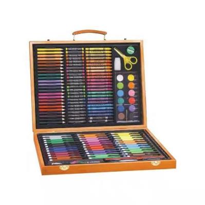 China High End Kids Drawing Tool Wooden Box AR Set 150 Pcs For Kids Art Set Party for sale