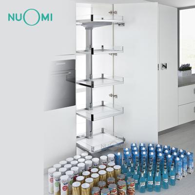 China NUOMI Series Modern Silver Crystal Aircraft Carrier Cabin Kitchen Storage Galley Organizer for sale