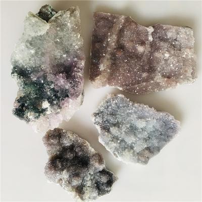 China Beautiful China Galmey Specimen Natural Mineral Colorful Galmey Calamine Rough Crystal Stone for sale