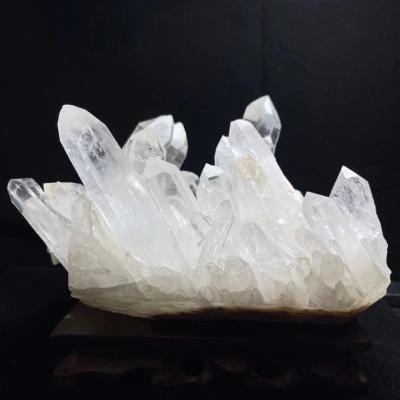 China Europe Healing Stones Cluster Large Large Quartz Rock Bulk Natural Clear White Crystal Bulk Clusters For Sale for sale