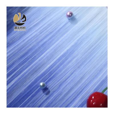 China Other Design 100 Polyester Crepe Gradient Color Tulle Fancy Mesh Fabric For Women Dress for sale