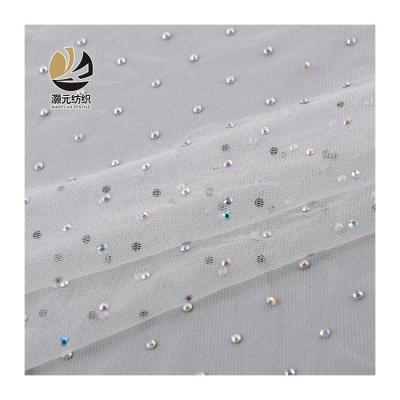 China Others Make Goods For Making Bridal Wedding Decoration See Through Mesh Tulle Fabric for sale