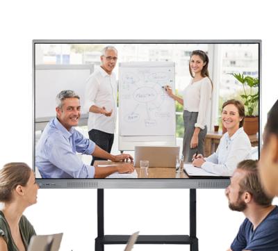 China Interactive Educational Video Conference Touch Uhd 4k 3840*2160 Display Screen Smart Board 86inches for sale