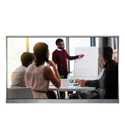 China Made in Shenzhen 86 inch interactive whiteboard smart touch flat panel dual system interactive school teaching smart board 86inches for sale