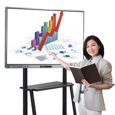 China Education.Training. Educational Multimedia Equipment 100 Inch 4K OPS Android Whiteboard System Interactive Flat Panel Touch Screen for sale