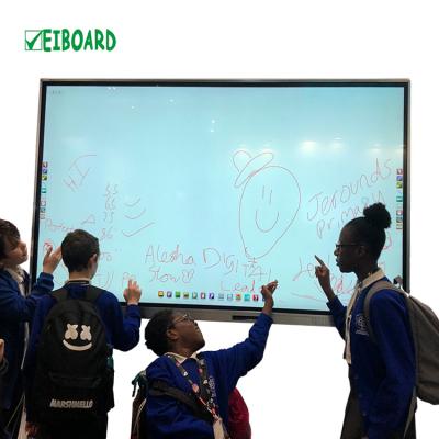 China 86inch Pizarra smart electronica equipment borad touch screen monitor FC-86LED pro windows 10 education system for sale