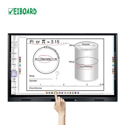 China Whiteboard Writing 55 Inch Led Text Display Interactive Touch Screen Interactive Whiteboard Classroom Smart Panels For Education Equipments for sale