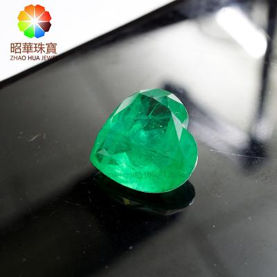 China Natural Green Crysta Gemstone Crystal Green Heart Compound Natural Gemstones for sale