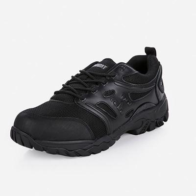 China Lightweight Leather Black Casual Tactical Shoes Running Shoes For Men for sale