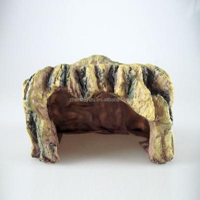 China Viable Reptile Rock Stash Reptile Rock Hide Cave Reptile Hide Away Turtle Stash For Bearded Dragon for sale