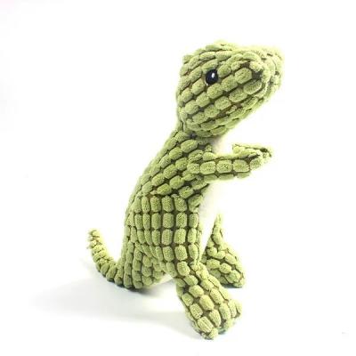 China Stocked Squeak Plush Dog Toys Dinosaur For Small Medium Large Puppy Dogs Playing Chew-Dinosaur M-065 for sale