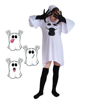 China Cotton Kid Babies Boys Halloween Costume Ghost Cloak White Cape Cosplay for sale